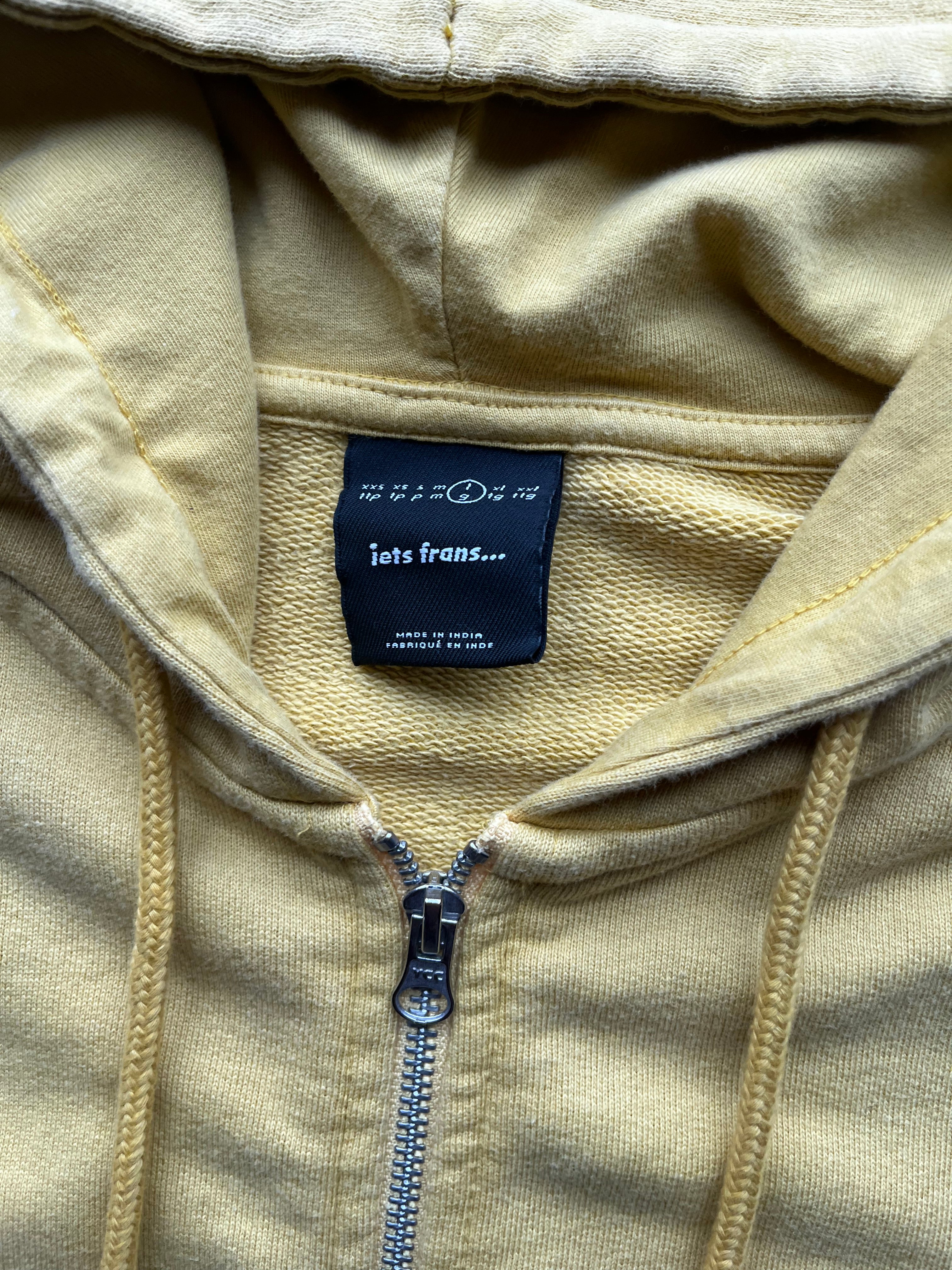 Yellow Iets Frans Zipper