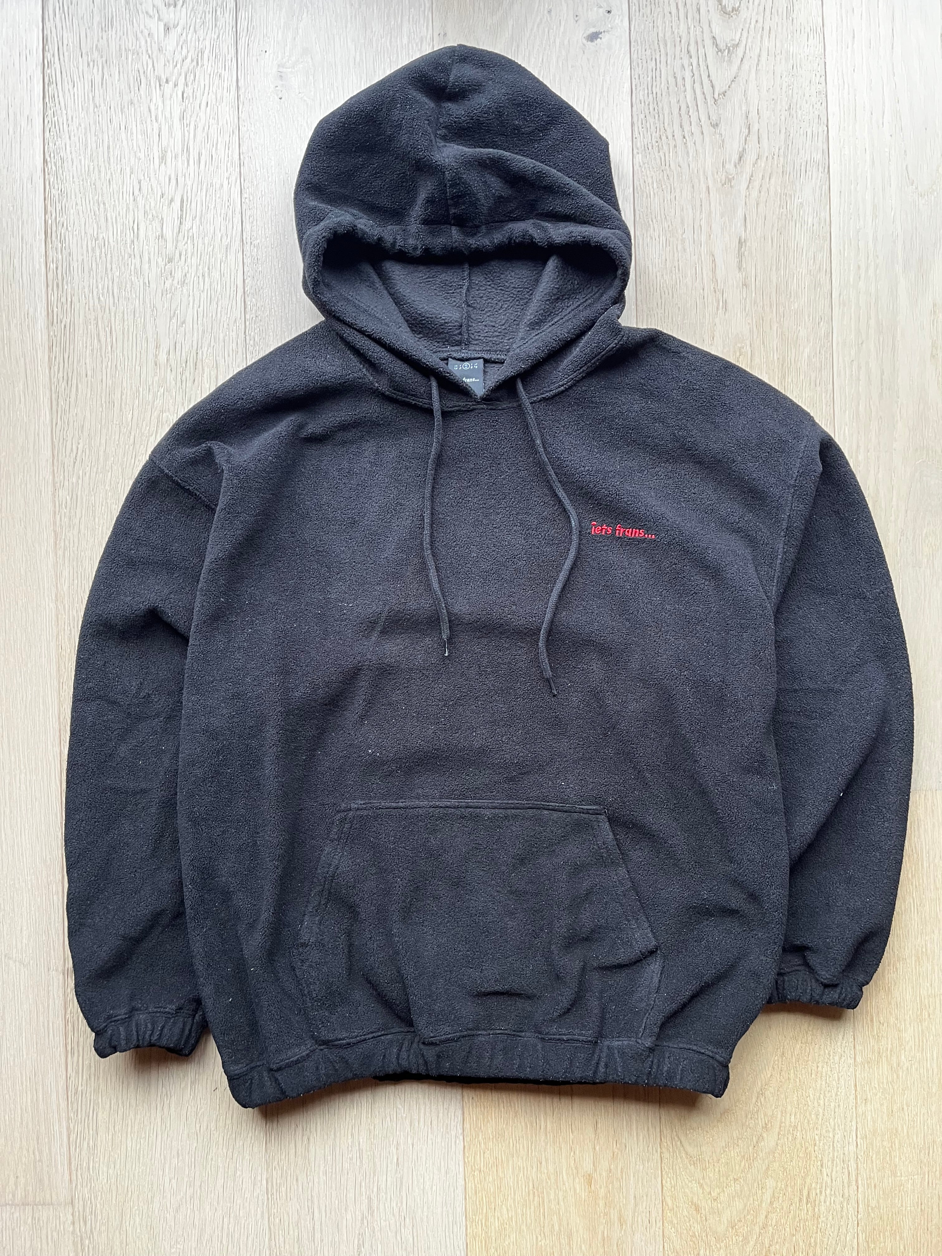 Black Iets Frans Fleece Hoodie