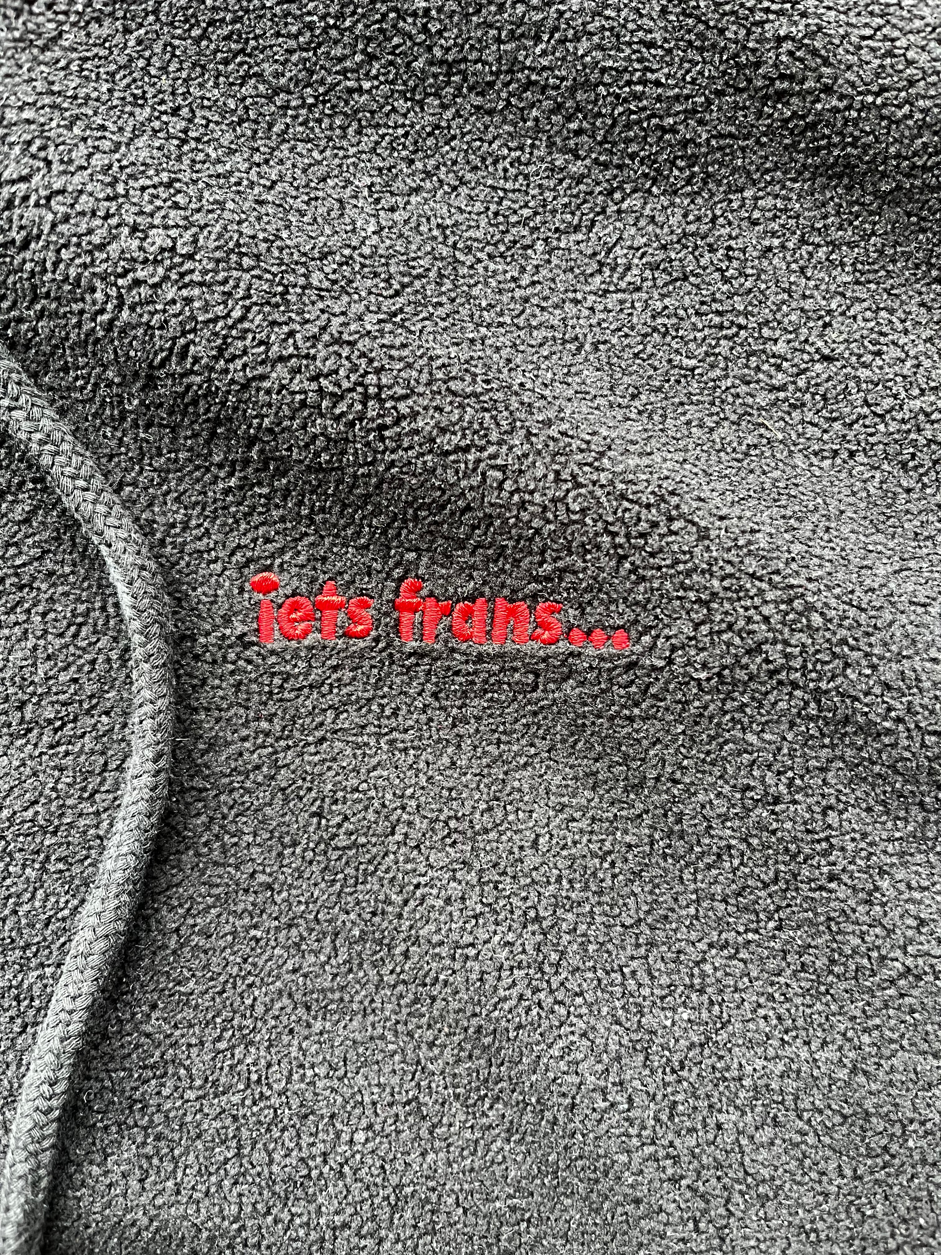 Black Iets Frans Fleece Hoodie