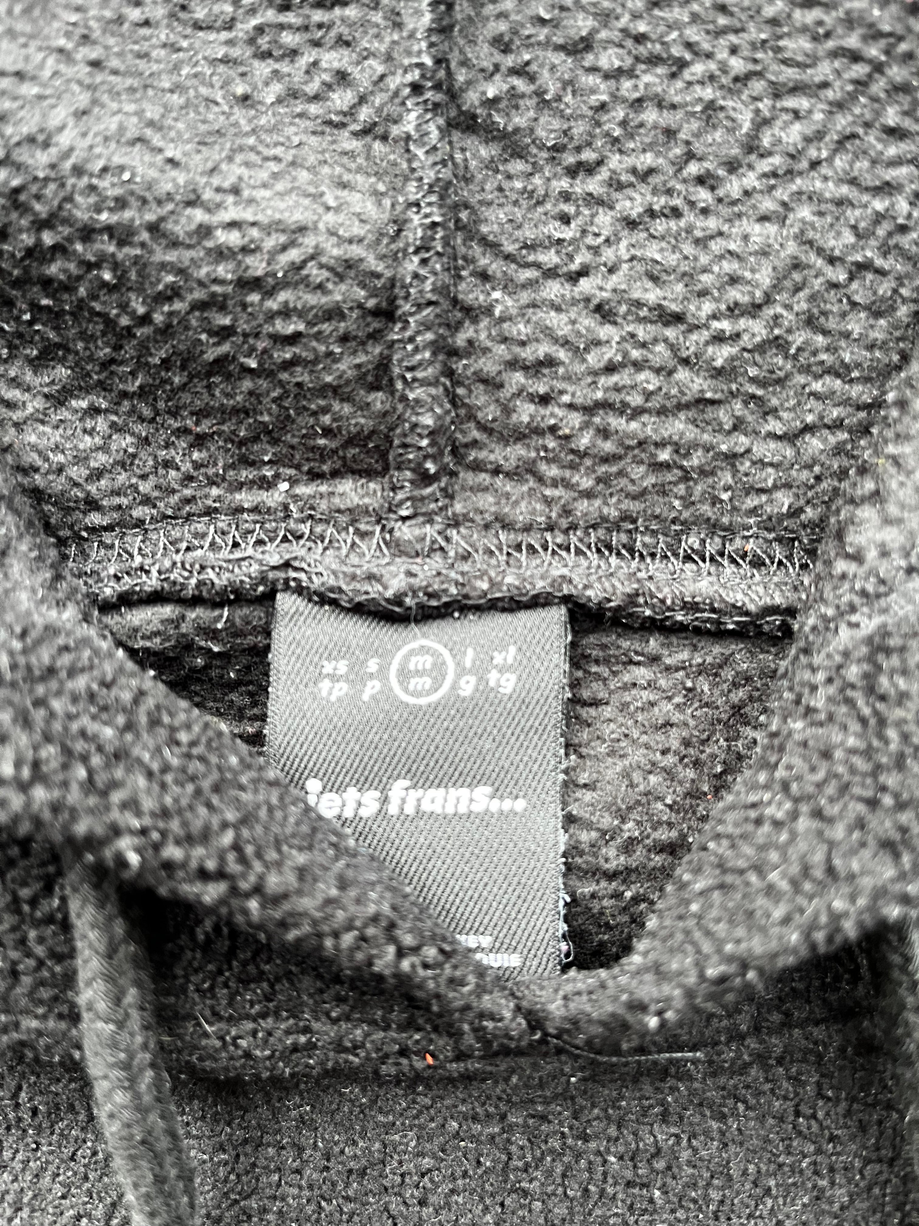 Black Iets Frans Fleece Hoodie