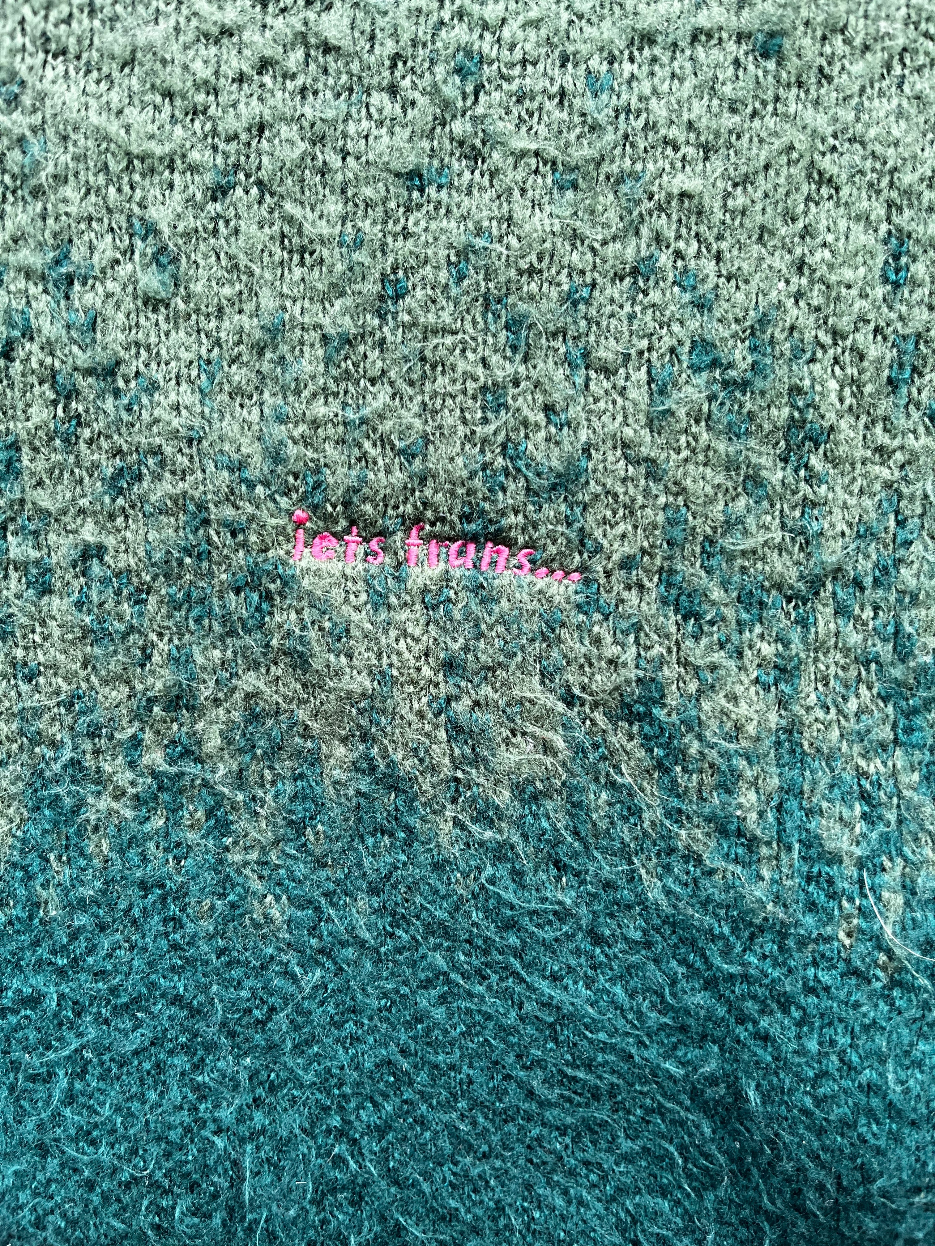 Green Iets Frans Sweater with Fading