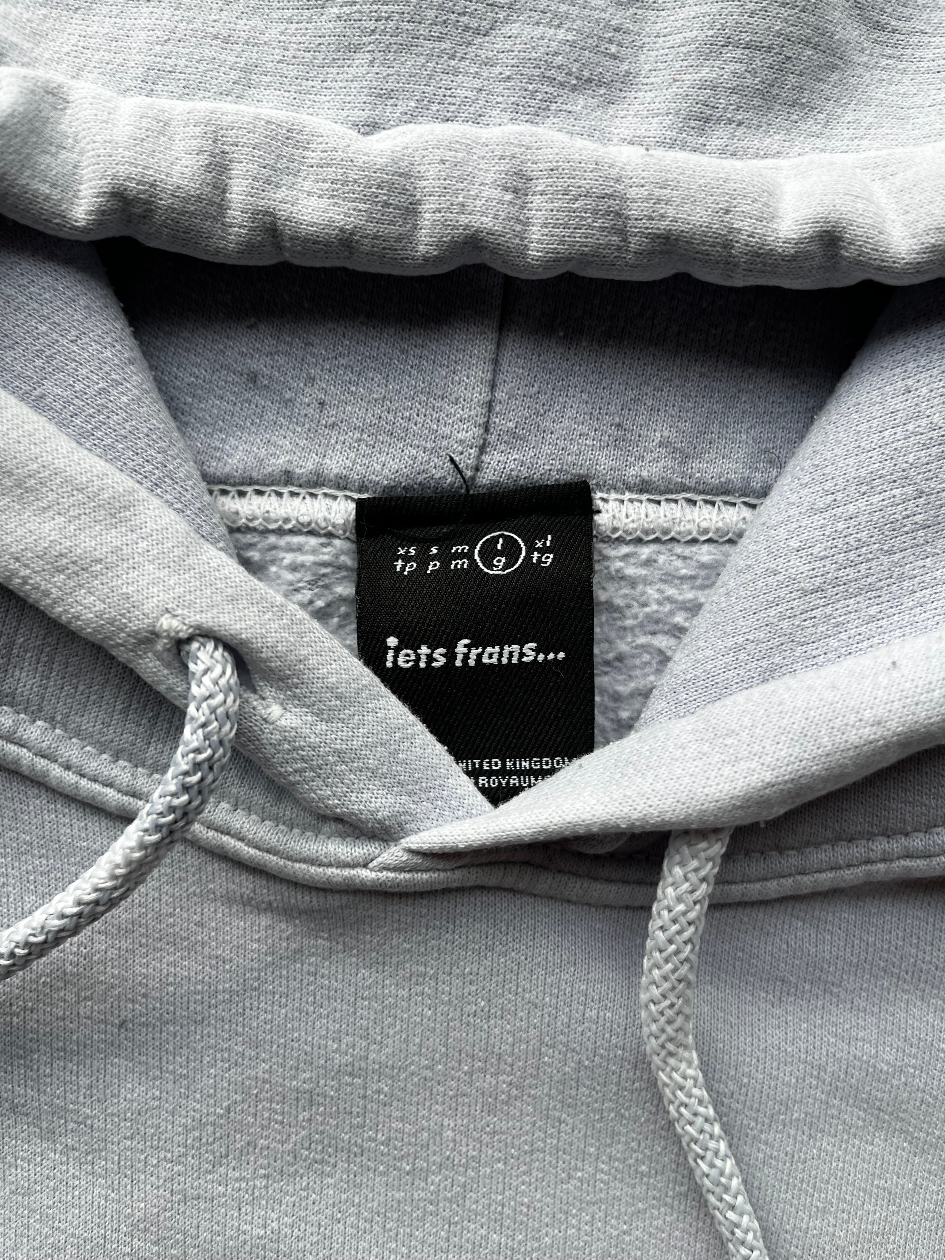 Light Blue / White Iets Frans Hoodie